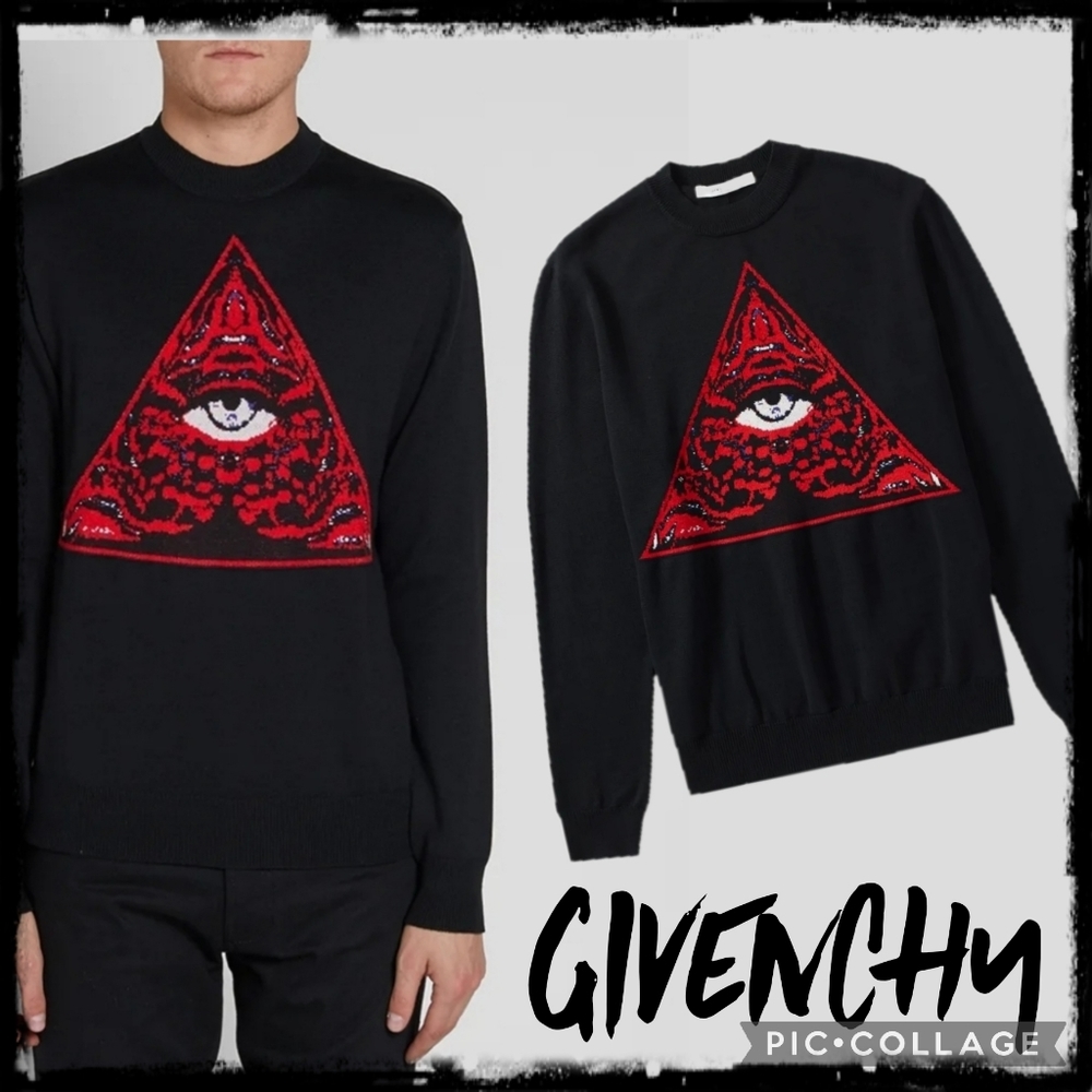 GIVENCHY ALL SEEING EYE CREW KNIT SZ M *NWOT*